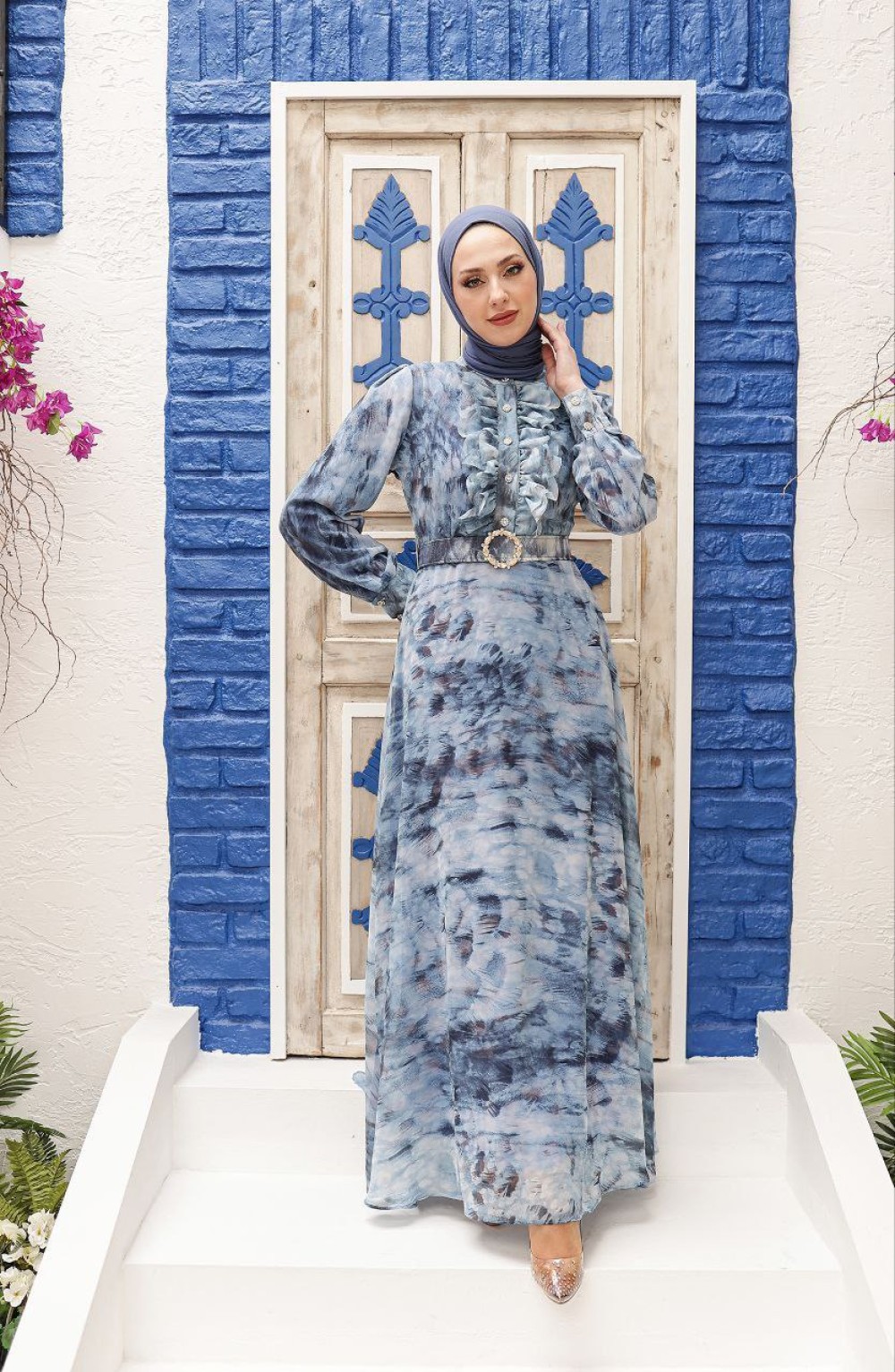 Chiffon dress Full lined chiffon dress